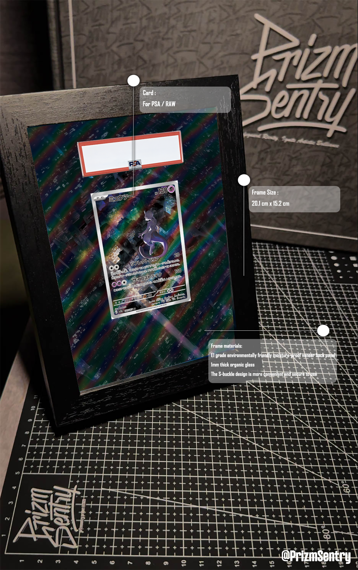 0003-Mewtwo AR[SV2a 183/165](Enhanced Expansion Pack "Pokemon Card 151") Art Frame