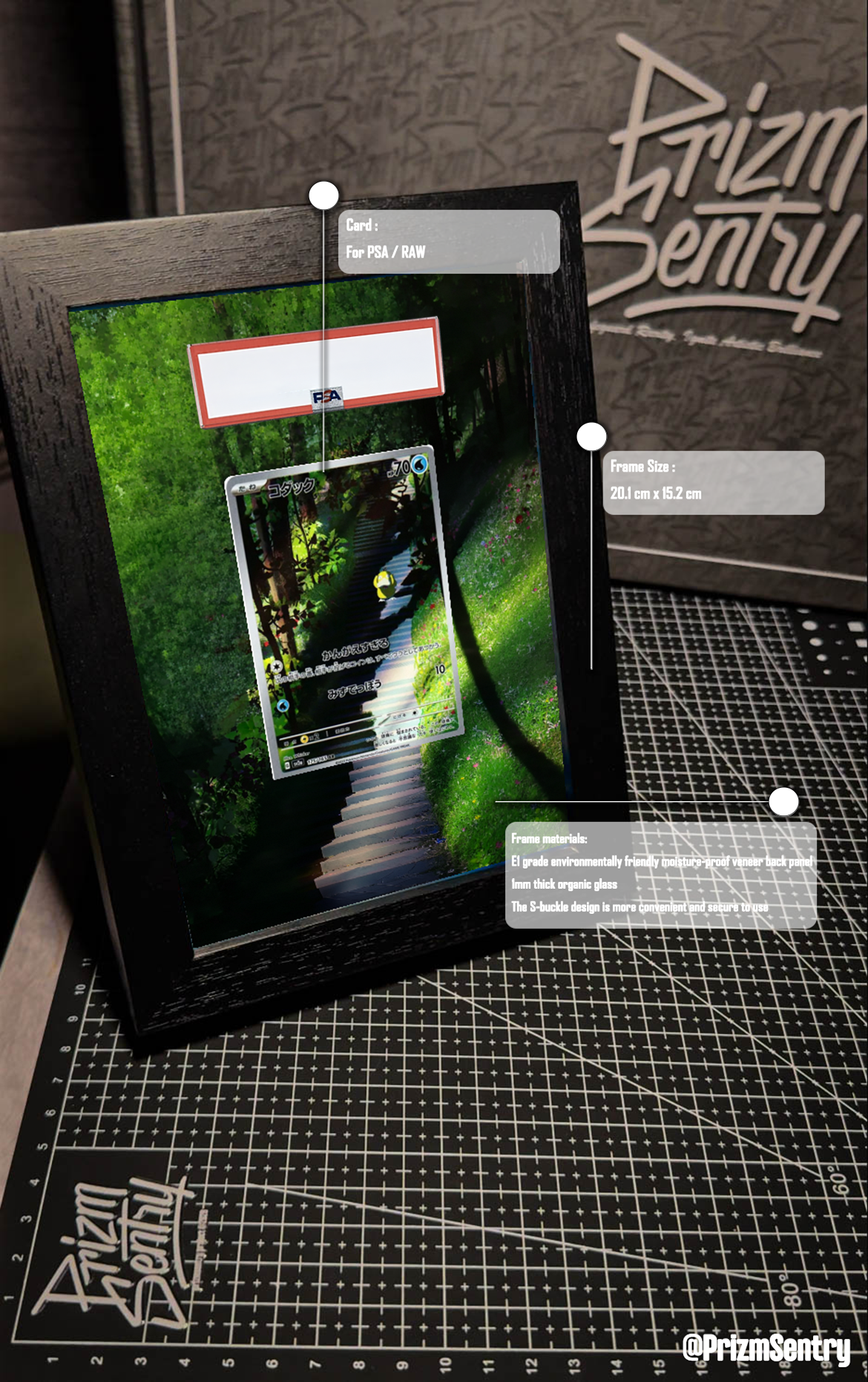0006-Psyduck AR[SV2a 175/165](Enhanced Expansion Pack "Pokemon Card 151") Art Frame