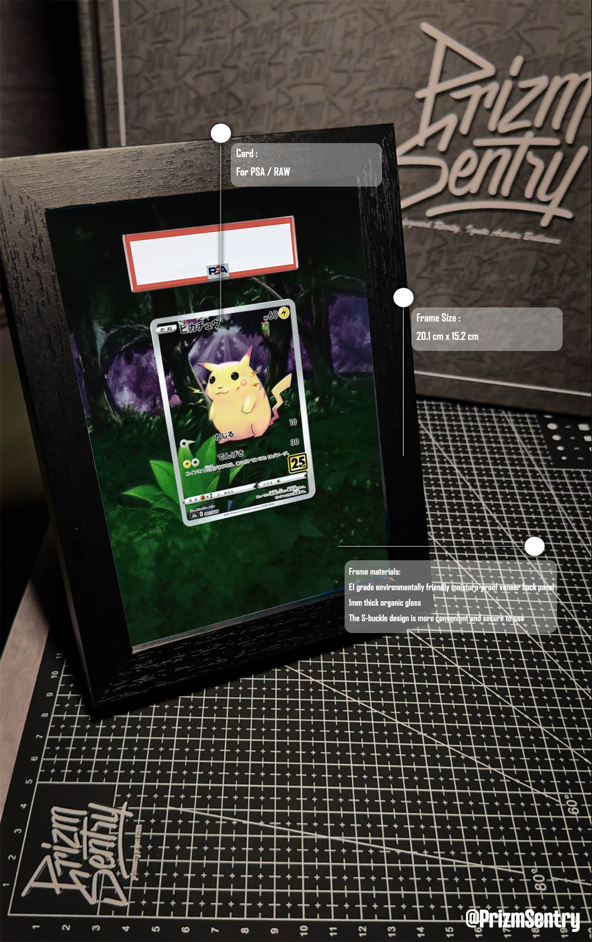 0013-Pikachu [s8a 001/028](Expansion Pack "25th Anniversary Collection") Art Frame