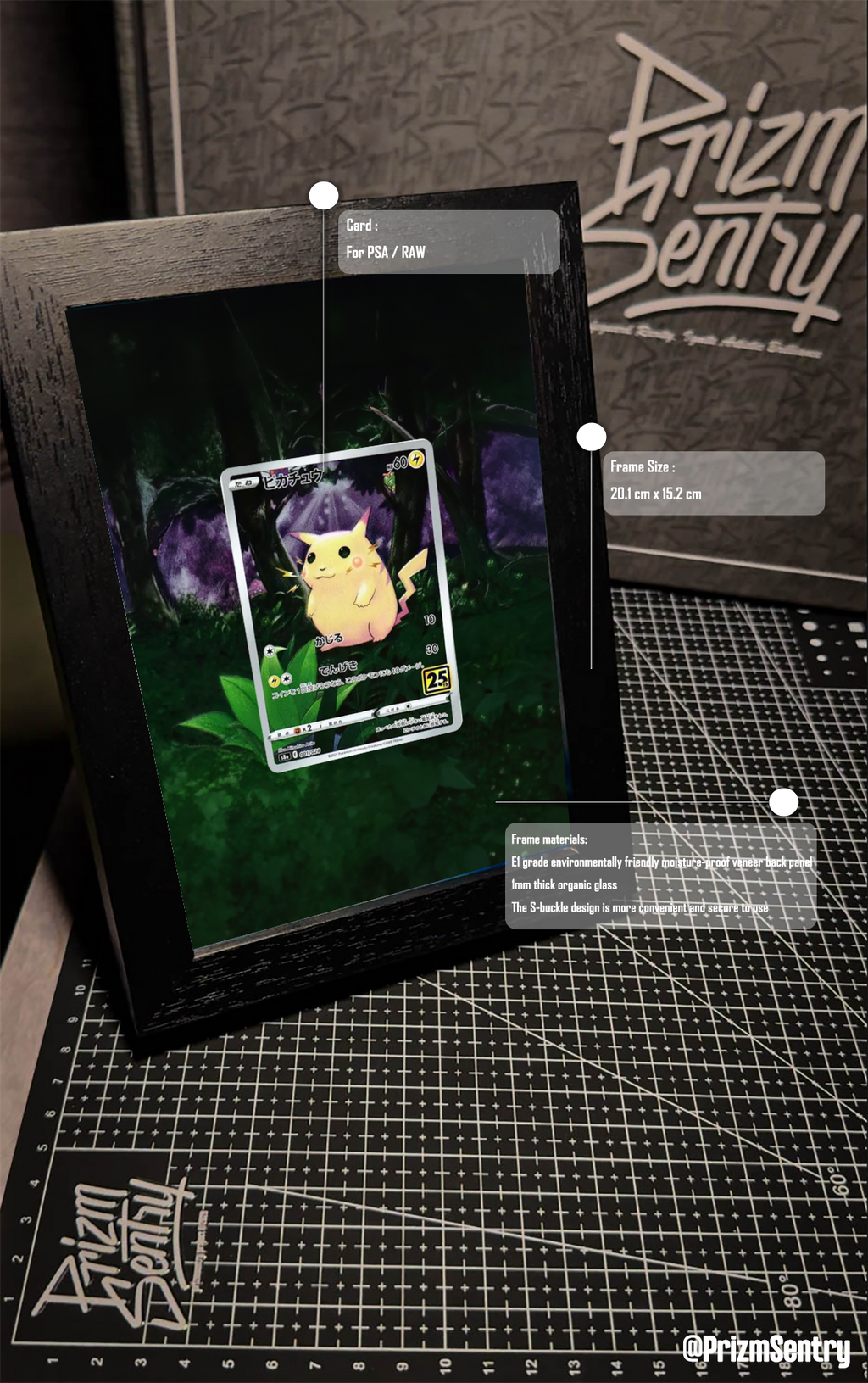 0013-Pikachu [s8a 001/028](Expansion Pack "25th Anniversary Collection") Art Frame