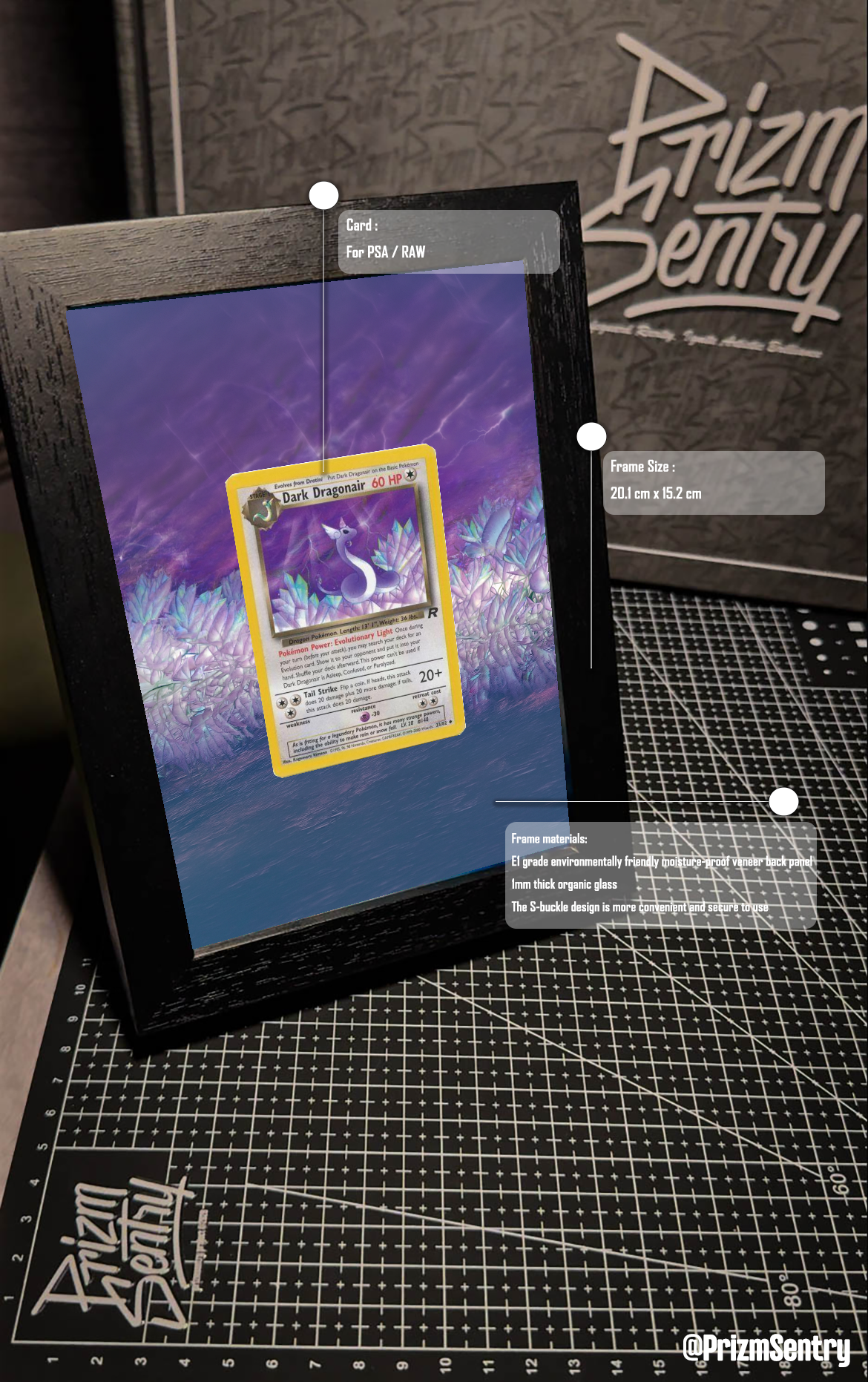 0015-2000 Pokemon Rocket - Dark Dragonair Art Frame