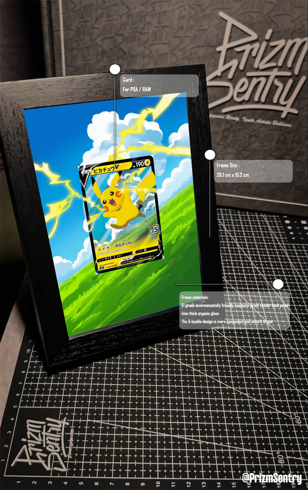0019-Pikachu V RR[s8a 020/028](Expansion Pack "25th Anniversary Collection") Art Frame