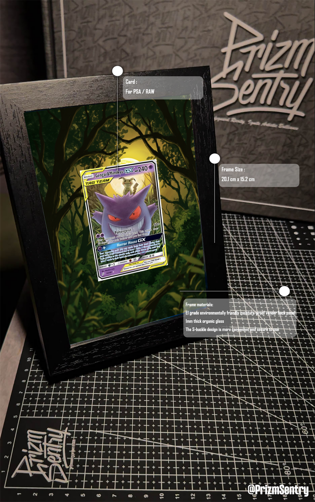 0021-Gengar & Mimikyu GX RR [SM9 038/095](Expansion Pack "Tag Bolt") Art frame
