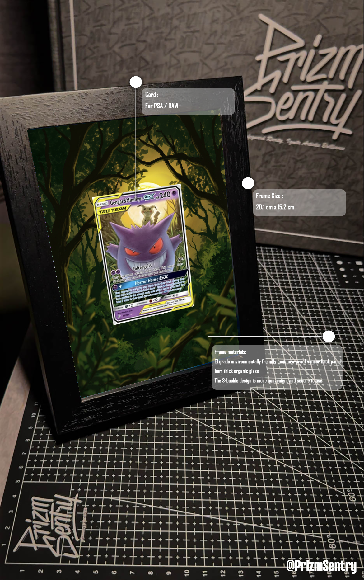 0021-Gengar & Mimikyu GX RR [SM9 038/095](Expansion Pack "Tag Bolt") Art frame