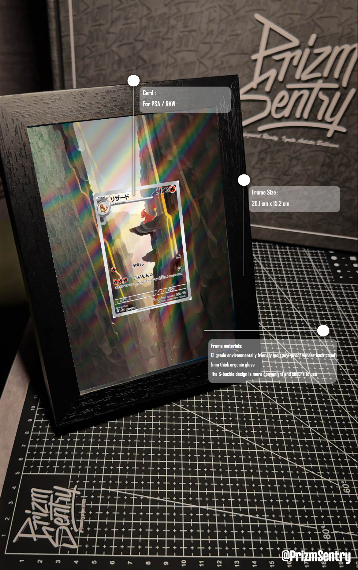 0025-Charmeleon AR[SV2a 169/165)(Enhanced Expansion Pack "Pokemon Card 151") Art Frame