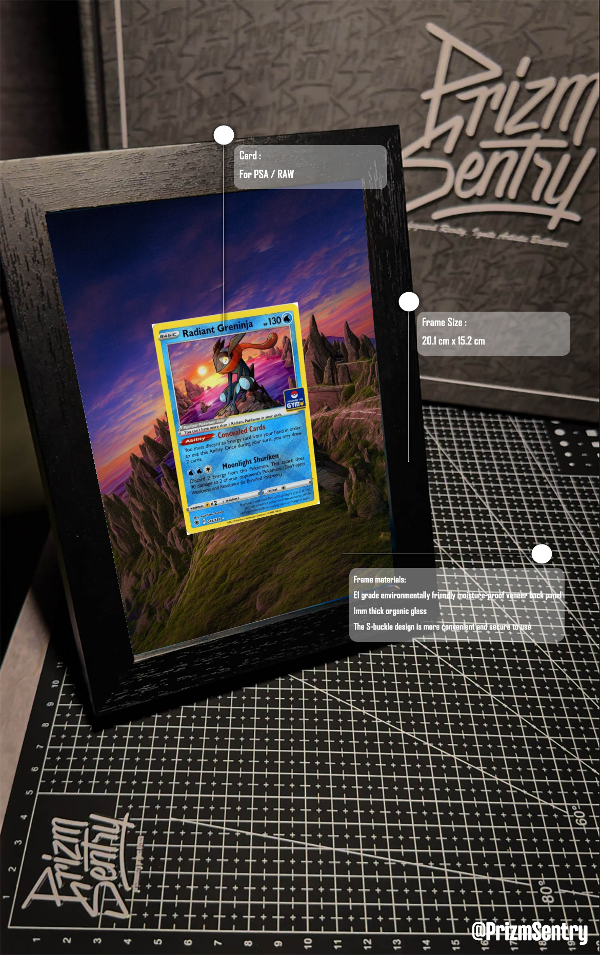 0028-Radiant Greninja [SVF 004/038](Deck build box "Ruler of the Black Flame") Art Frame