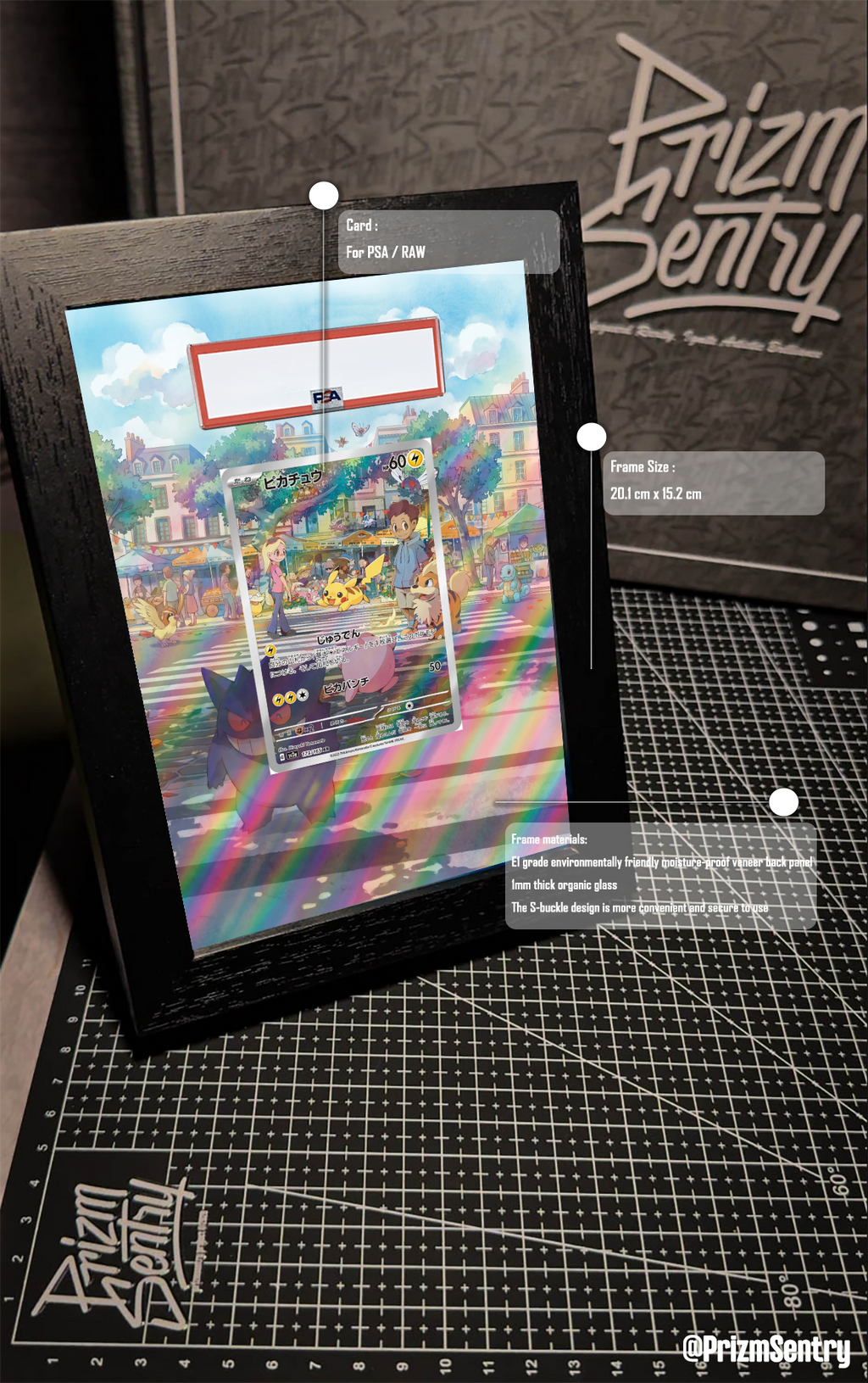 0029-Pikachu AR[SV2a 173/165](Enhanced Expansion Pack "Pokemon Card 151") Art Frame