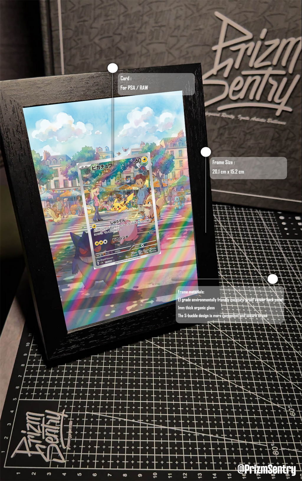 0029-Pikachu AR[SV2a 173/165](Enhanced Expansion Pack "Pokemon Card 151") Art Frame