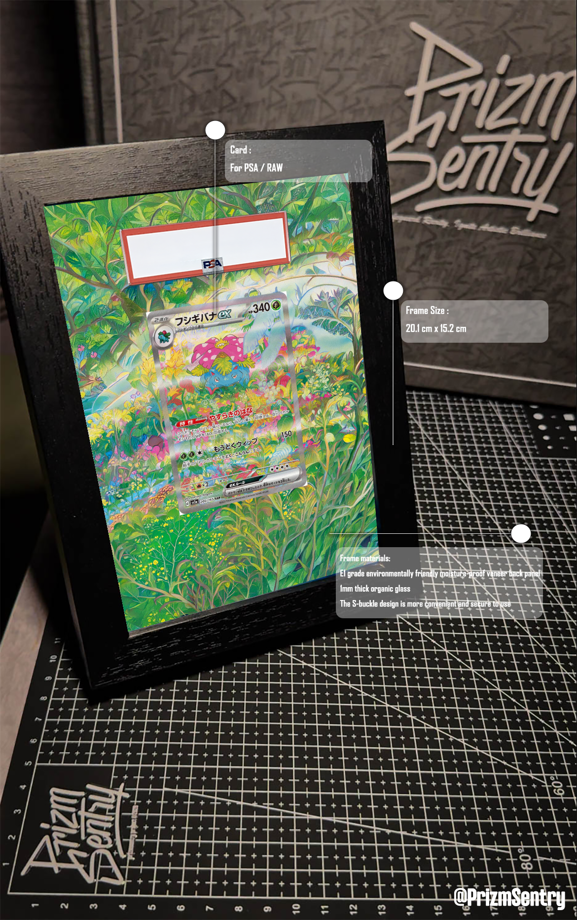 0036-Venusaur ex SAR[SV2a 200/165](Enhanced Expansion Pack "Pokemon Card 151") Art Frame