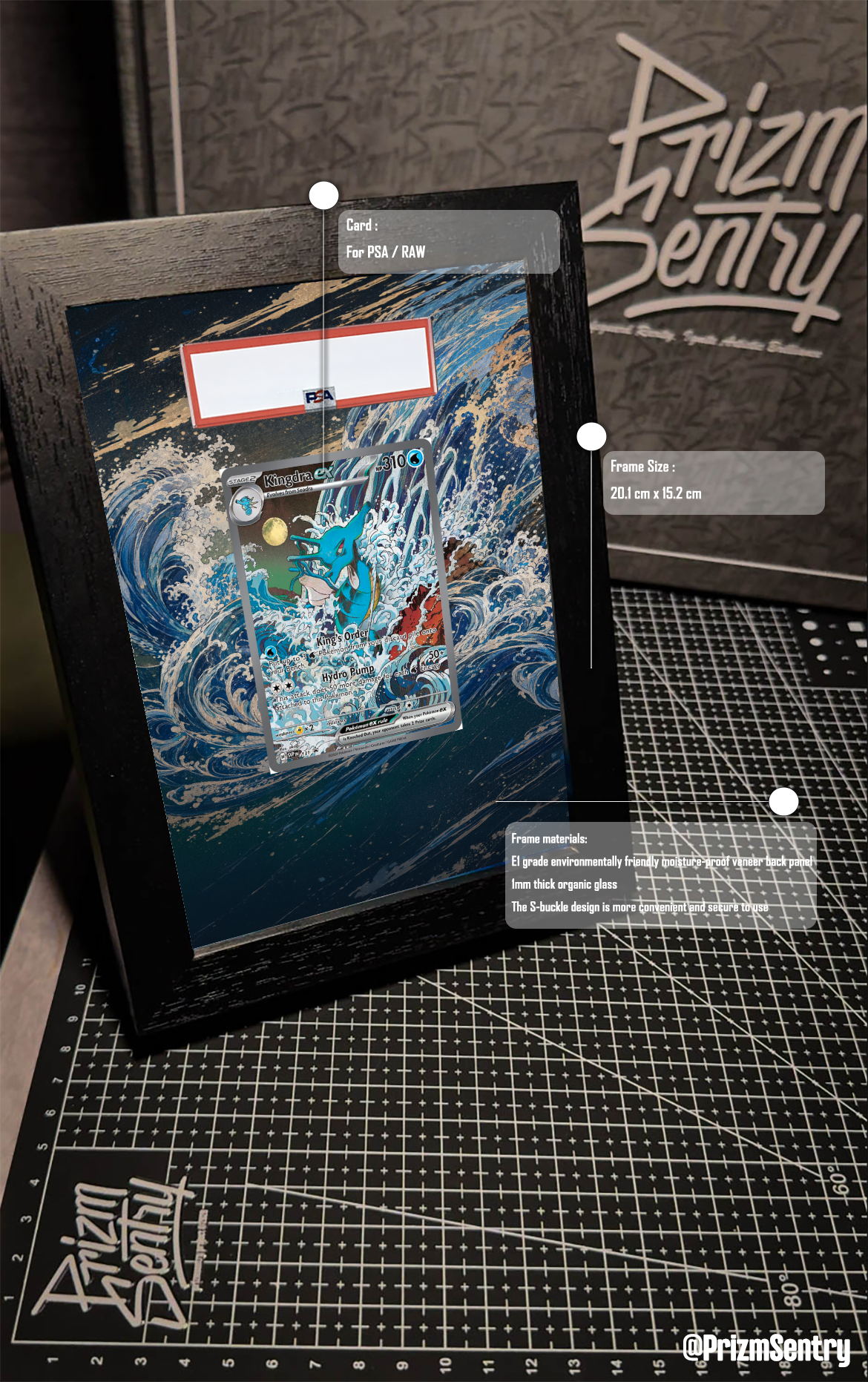 0042-Kingdra ex P [SVP EN 131](Scarlet & Violet "Promotional Card") Art Frame
